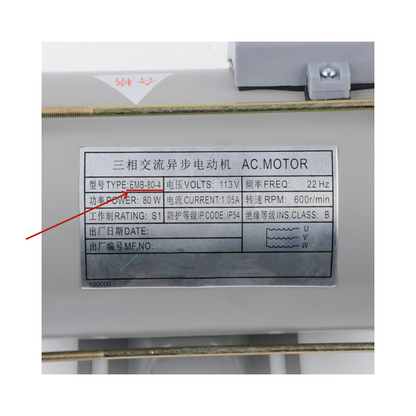 1PC/LOT Elevator AC Motor Lift Elevator Spare Parts EMB-80-4