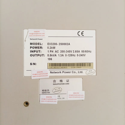 1PC/LOT Elevator Inverter Lift Spare Parts Controller Control Box EV3200-2S0002A 0.2KW