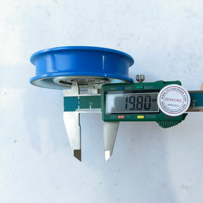 10pcs Elevator Door Hanger Roller 85x20x6204 85*20*6204 Blue Single Groove OD85mm W20mm ID20mm Bearing 6204