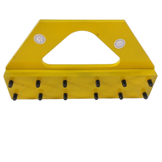 1PC/LOT Elevator Steel Belt Clamp Lifting Device 340*80 Lift Spare Parts Yellow Clip L 342mm W 80mm H 120mm Thickness 33.5mm