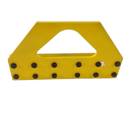 1PC/LOT Elevator Steel Belt Clamp Lifting Device 340*80 Lift Spare Parts Yellow Clip L 342mm W 80mm H 120mm Thickness 33.5mm