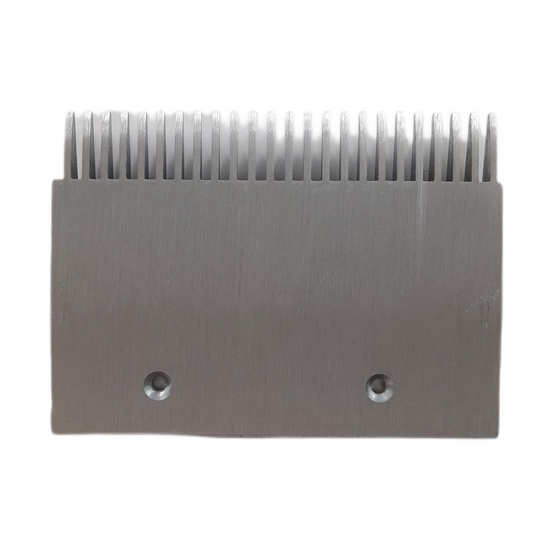 Placa de peine para escalera mecánica GAA453BV5 (20 unidades/lote), longitud 206 mm, ancho 150 mm, tamaño de instalación 101 mm, 24 dientes, izquierda