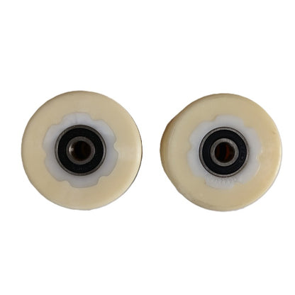 Lote de 10 rodillos para escalera mecánica GAA456CX3, 76 x 54 x 6201, diámetro exterior de 76 mm, ancho de 54 mm, rodamiento 6201