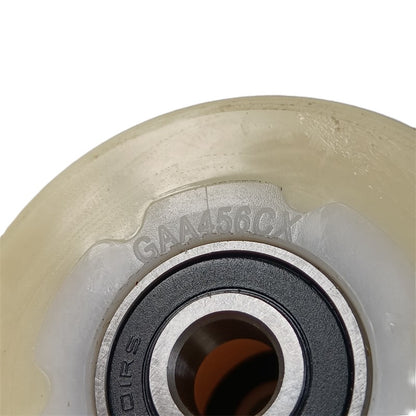 Lote de 10 rodillos para escalera mecánica GAA456CX3, 76 x 54 x 6201, diámetro exterior de 76 mm, ancho de 54 mm, rodamiento 6201
