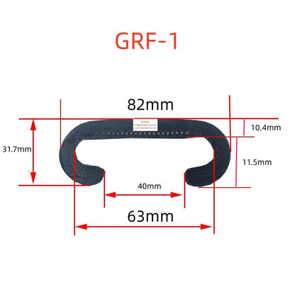 Escalator Handrail Black Rubber Belt GRF-1 Type Use for Hitachi Parts W 82mm H 31.7mm Customized Length