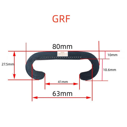 Escalator Handrail Black Rubber Belt GRF Type Use for Hitachi Parts W 80mm H 27.5mm Customized Length