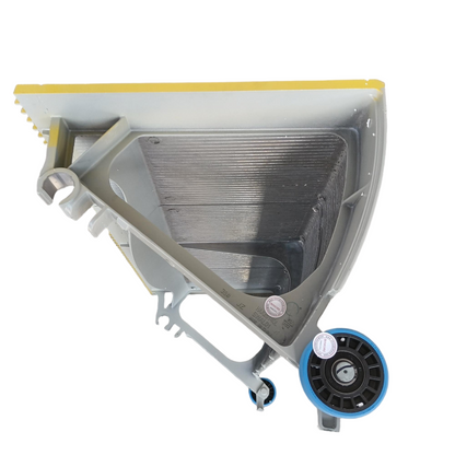 1PC/LOT Escalator Aluminum Alloy Step HAA26140L SMAL01 1000 Type Gray Polished Surface With 3 Sides Sprayed Yellow Paint L 1010mm Step Wheel GAA290CF2 76x22x6203 Customized