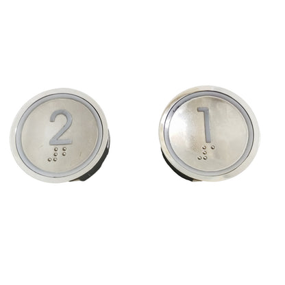 10pcs HD60-1 Lift Button Elevator Parts HD60-1 Elevator COP Button Light-green Light