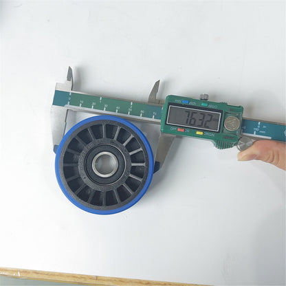 100PC/LOT Escalator Step Chain Roller OD76.2mm W22mm Bearing 6202