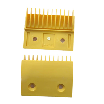 20PCS/LOT 2L08319 Escalator Yellow Plastic Comb L110mm W90mm Hole Space 60mm 12T
