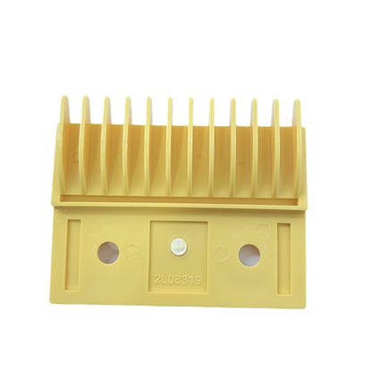 20PCS/LOT 2L08319 Escalator Yellow Plastic Comb L110mm W90mm Hole Space 60mm 12T