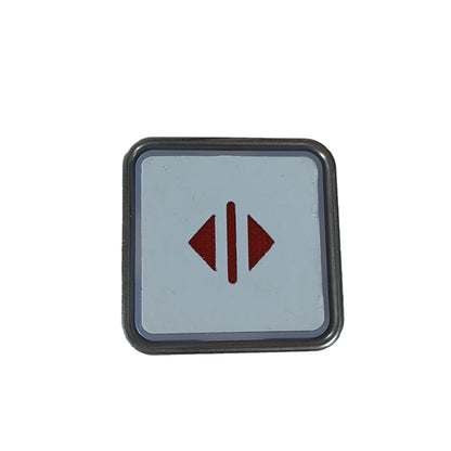 10PCS/LOT  MTD270 KAN-XL-270 Elevator Square Push Button without Braille Red Light Lift Spare Parts