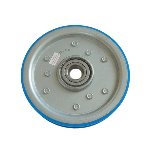 10PCS/LOT Elevator Rope Roller Double Grooves OD140mm W20mm Bearing 6204
