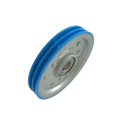 10PCS/LOT Elevator Rope Roller Double Grooves OD140mm W20mm Bearing 6204