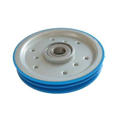 10PCS/LOT Elevator Rope Roller Double Grooves OD140mm W20mm Bearing 6204