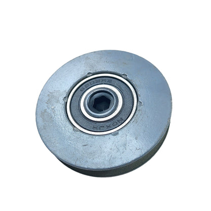 20PCS/LOT Elevator Door Rope Roller Flat Groove OD65mm W15mm Bearing 6202 Lift Door Hanger Roller