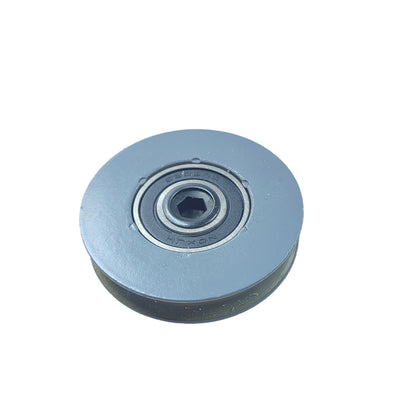 20PCS/LOT Elevator Door Rope Roller Round Groove OD65mm W15mm Bearing 6202 Lift Door Hanger Roller