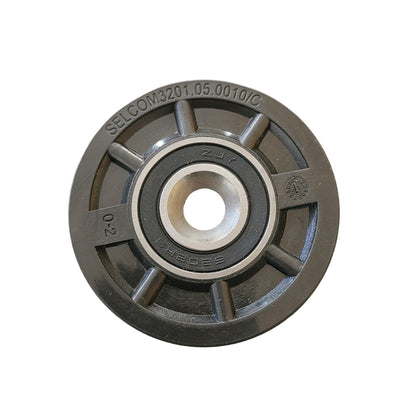 20PCS/LOT 3201.05.0010/C Elevator Steel Wire Rope Roller OD64mm W9mm Bearing 6202 64*9*6202