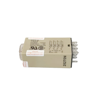 5PCS/LOT Elevator Relay H3Y-4 Timer AC110V Lift Accessories