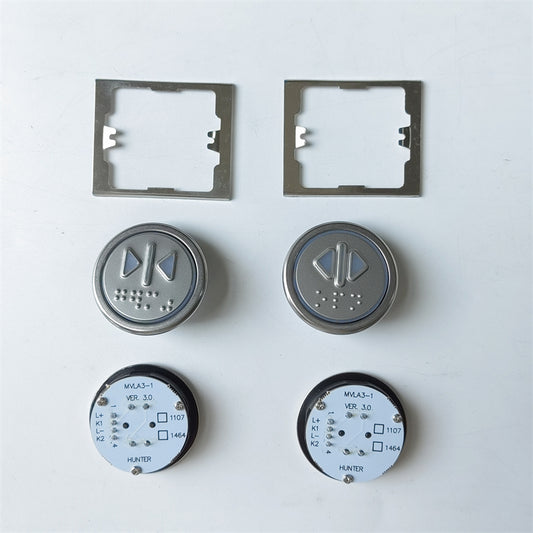 10PCS/LOT MVLA3-1 VER.3.0 A4N83542 Elevator Push Button White Light with Braille