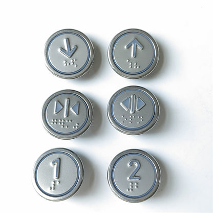 10PCS/LOT MVLA3-1 VER.3.0 A4N83542 Elevator Push Button White Light with Braille