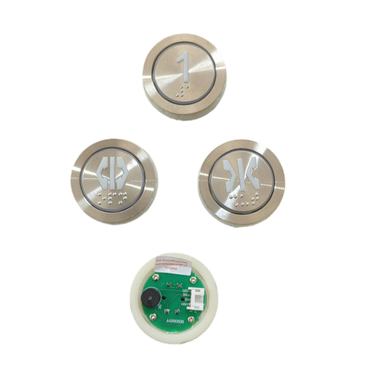 10PCS/LOT A4N60638 A4J60637 A3 Elevator Button with Braille White Light