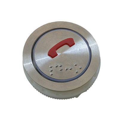 10PCS/LOT A4N60638 A4J60637 A3 Elevator Button with Braille White Light