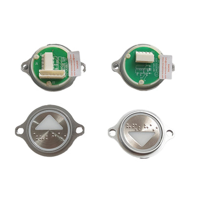 10PCS/LOT 863233 H03 Elevator Button with Screw Hole Red Light