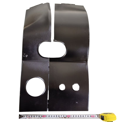 1set=1A+1B Escalator Handrail Frontplate 1 set escalator metal handrail cover plate Use for SJEC