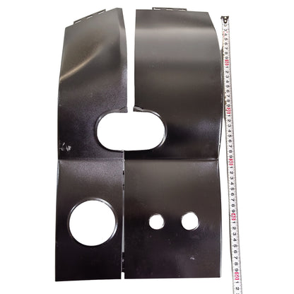 1set=1A+1B Escalator Handrail Frontplate 1 set escalator metal handrail cover plate Use for SJEC