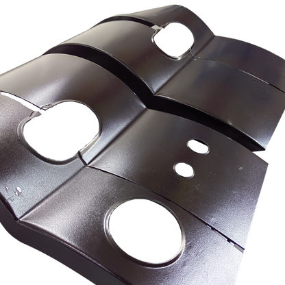 1set=1A+1B Escalator Handrail Frontplate 1 set escalator metal handrail cover plate Use for SJEC