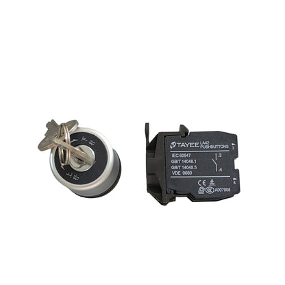 2PC/LOT Elevator Key Switch Lock LA42 Push Button