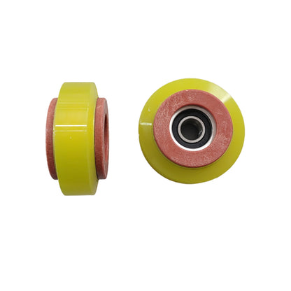 10PCS/LOT Escalator Step Chain Roller OD76mm W35mm Bearing6002 76*35 Polyurethane Roller