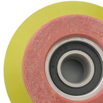 10PCS/LOT Escalator Step Chain Roller OD76mm W35mm Bearing6002 76*35 Polyurethane Roller