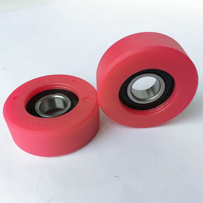 100pcs Escalator Roller OD=70MM W=25MM Bearing 6204 70*25*6204 Red Roller 7025-6204