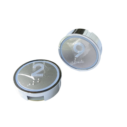 10pcs Elevator Button A4N135161 A4J135160 A2 Use for STVF9 Lift Parts HD60-1 LIGHT GREEN