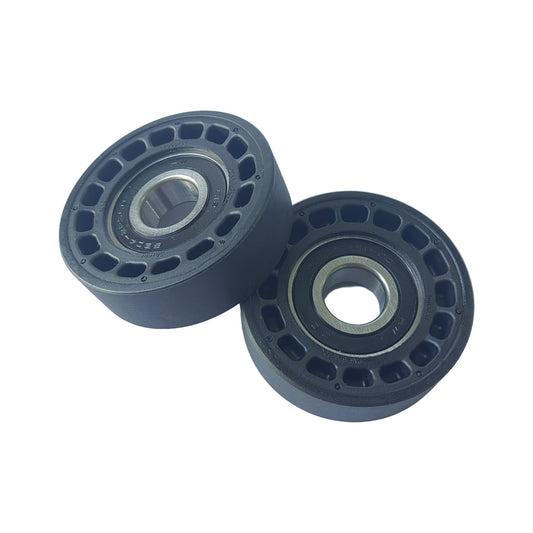 100PCS Escalator Roller OD=75MM W=23.5MM Bearing 6204 75*23.5*6204 Black Roller