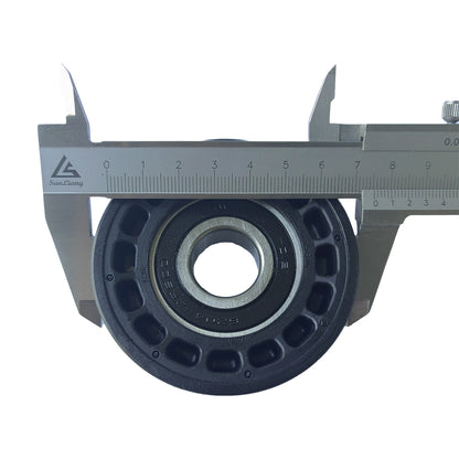 100PCS Escalator Roller OD=75MM W=23.5MM Bearing 6204 75*23.5*6204 Black Roller