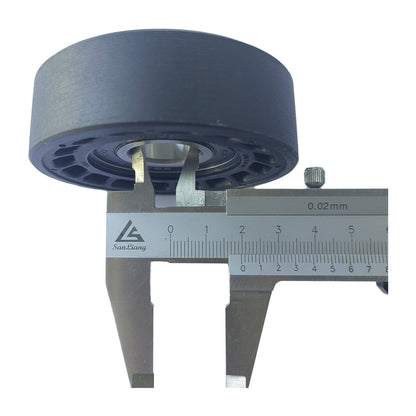 100PCS Escalator Roller OD=75MM W=23.5MM Bearing 6204 75*23.5*6204 Black Roller