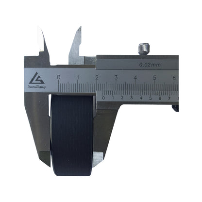 100PCS Escalator Roller OD=75MM W=23.5MM Bearing 6204 75*23.5*6204 Black Roller