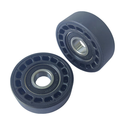 100PCS Escalator Roller OD=75MM W=23.5MM Bearing 6204 75*23.5*6204 Black Roller