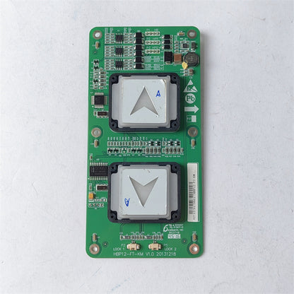 1PC/LOT Elevator PCB Button Board HBP12-FT-KM V1.0 White Light