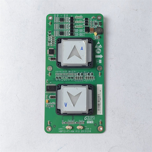 1PC/LOT Elevator PCB Button Board HBP12-FT-KM V1.0 White Light
