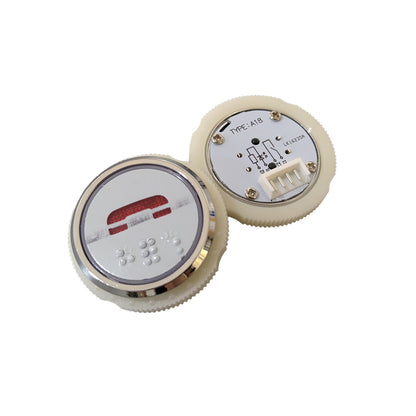 10PCS Elevator Button A18 LK16235R LIGHT WHITE with Braille Elevator Parts