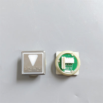 20PCS/LOT KM863223H03 Elevator Square Button 863223 with Braille without Ear