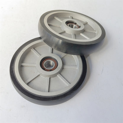 2PCS/LOT Elevator High Speed Guide Roller OD150mm W27mm Bearing 6003 150*27*6003