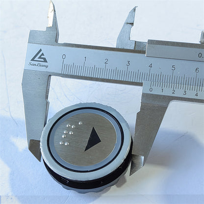 10PCS/LOT Elevator Button S103034003E Lift Push Button with Braille Green Light