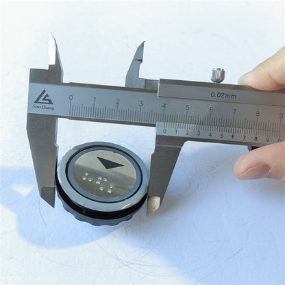 10PCS/LOT Elevator Push Button KAN-KL-16 With Braille Green Light