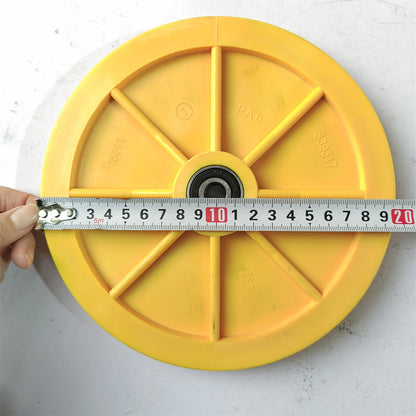 1pcs 200*20*6201 mm Elevator GBP Speed Limiter Roller 839317  OD 200mm W 20mm Bearing 6201RS With Shaft Replace 59314832
