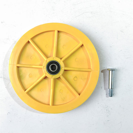 1pcs 200*20*6201 mm Elevator GBP Speed Limiter Roller 839317  OD 200mm W 20mm Bearing 6201RS With Shaft Replace 59314832
